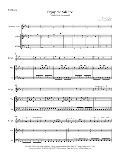 Enjoy The Silence (arr. Fernando Britto)