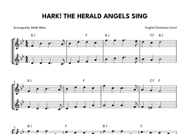 Hark! The Herald Angels Sing - Flute Duet (arr. Valdir Maia)