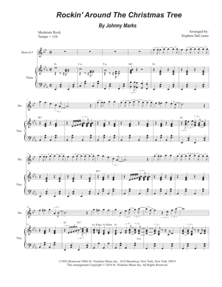 Rockin' Around The Christmas Tree (arr. Stephen DeCesare)
