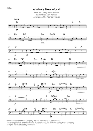 A Whole New World (arr. Rodrigo Faleiros)