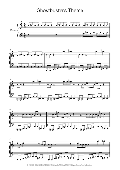 Ghostbusters (arr. Ygor Nunes)