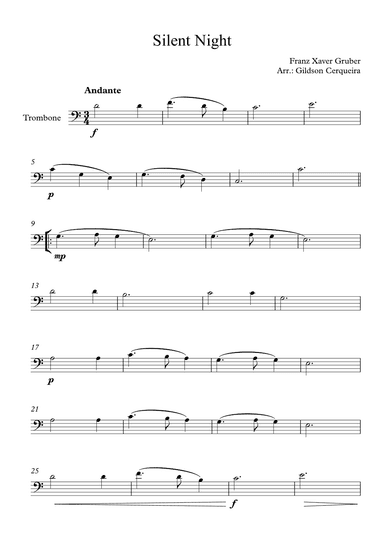 Silent Night (arr. Gildson Cerqueira)