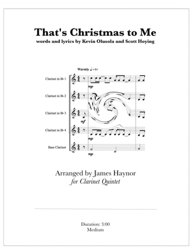 That's Christmas to Me (arr. James Haynor)