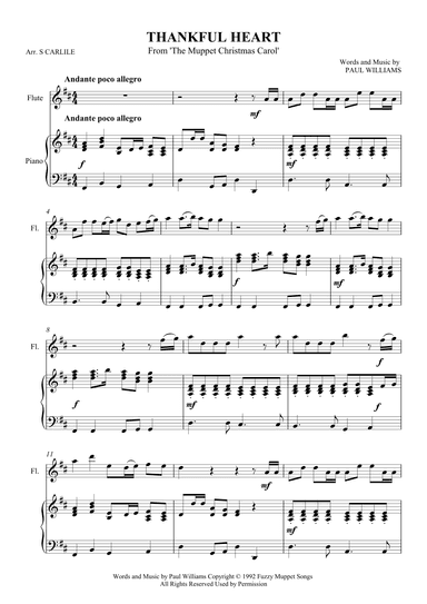 Thankful Heart (arr. SCMusic)