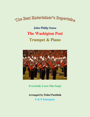 "The Washington Post"-Piano Background Track for Trumpet and Piano-Video (arr. Fishel Pustilnik)