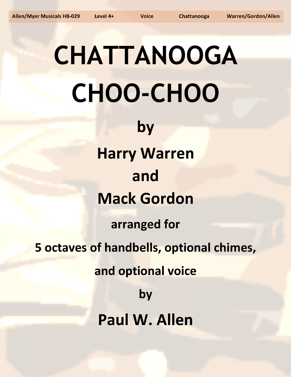Chattanooga Choo Choo (arr. Paul W. Allen)