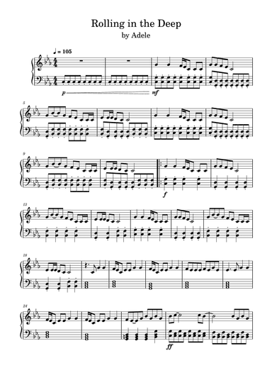 Rolling In The Deep (arr. Anya Alston)