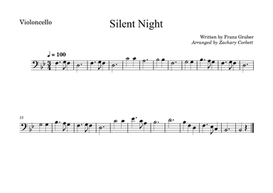 Silent Night (arr. Zachary Corbett)