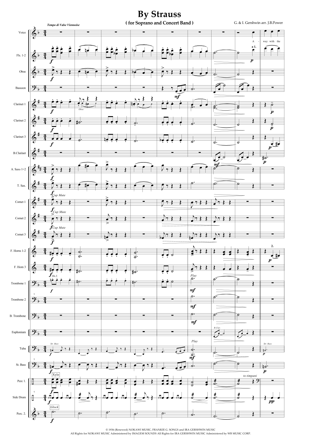 By Strauss (arr. J. B. Power)