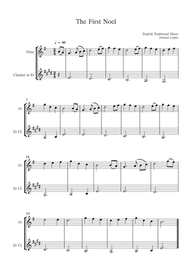 The First Noel (arr. Amauri Lopes)