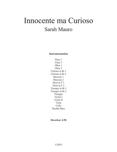 Innocente ma Curioso