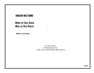 Harlem Nocturne (arr. Joseph Hasper)