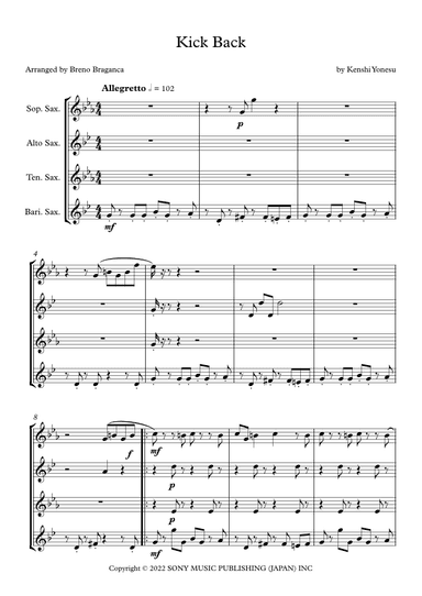 Kick Back (arr. Breno Braganca)