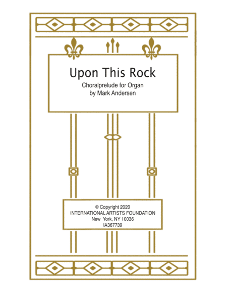 Upon This Rock I Will Build My Church  organ solo