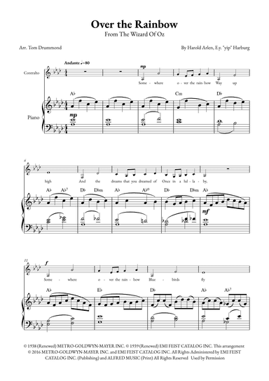 Over The Rainbow (arr. Tom Drummond)