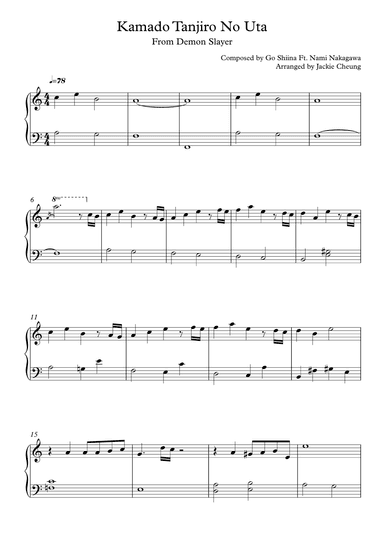 Kamado Tanjirouno Uta (arr. Jackie Cheung)