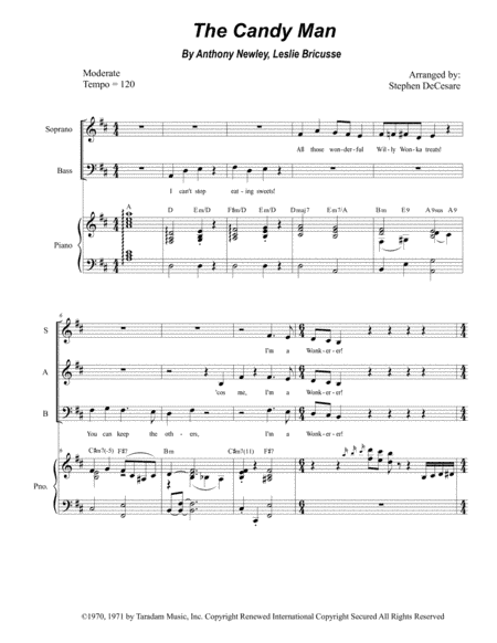 The Candy Man (arr. Stephen DeCesare)