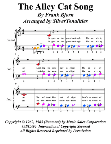 Alley Cat Song (arr. SilverTonalities)