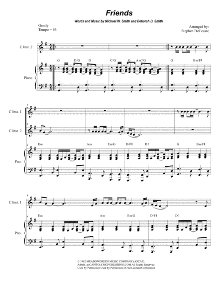 Friends (arr. Stephen DeCesare)