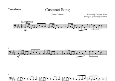 Castanet Song (arr. Zachary Corbett)