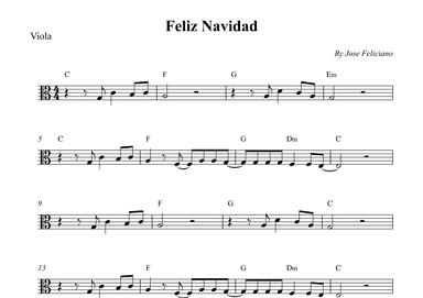 Feliz Navidad (arr. Wesley S. SIlva)