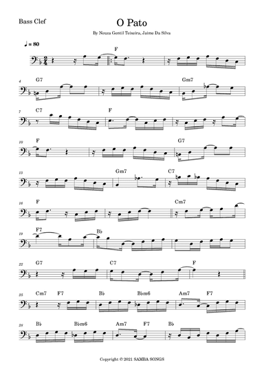 O Pato (the Duck) (arr. Fabio Eduardo de Oliveira)