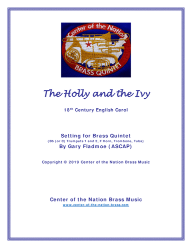 The Holly and the Ivy (arr. Gary Fladmoe (ASCAP))