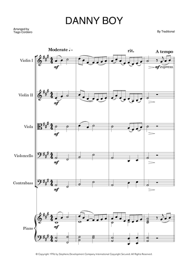 Danny Boy (arr. Tiago Cordeiro)