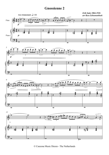 Gnossiene II (arr. Kees Schoonenbeek)