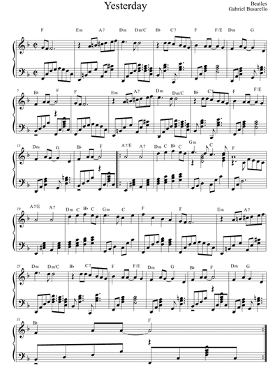 Boy Toy (arr. Gabriel Busarello)