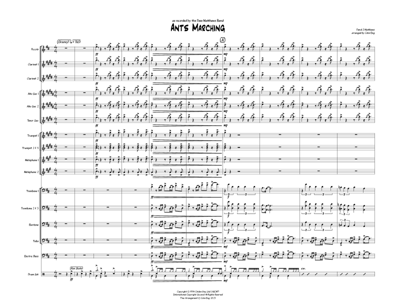 Ants Marching (arr. Colin Eng)