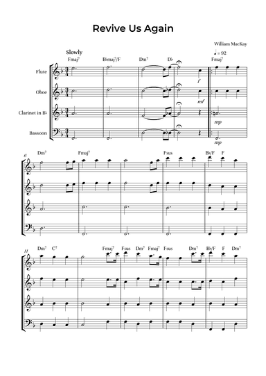 Revive Us Again (arr. Alliance Edition)