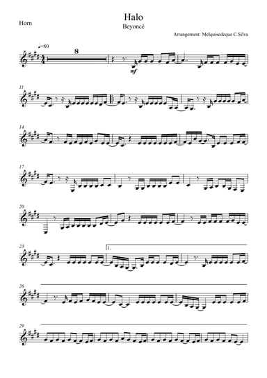 Halo (arr. Melquisedeque C.Silva)