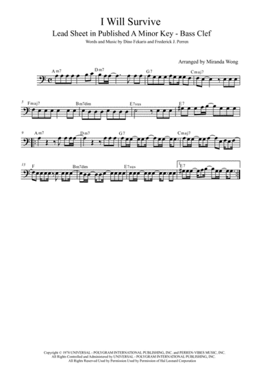 I Will Survive (arr. Miranda Wong)
