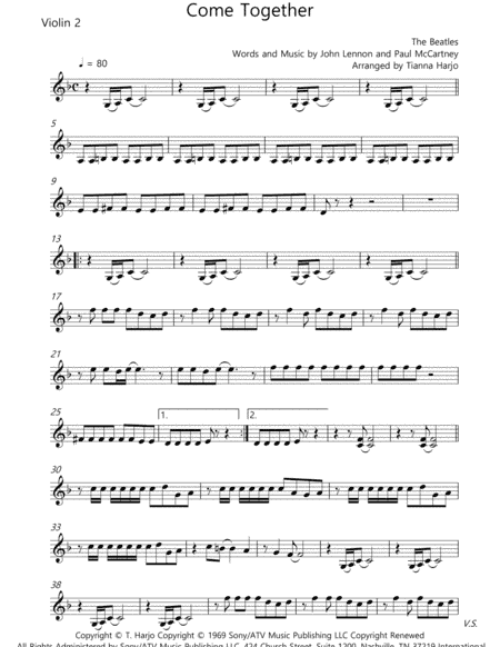Come Together (arr. Tianna Heppner)