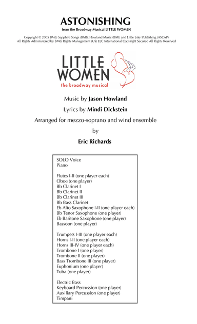 Astonishing (arr. Eric Richards)