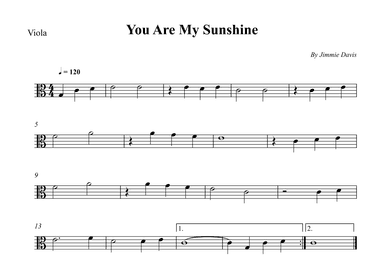 You Are My Sunshine (arr. Wesley S. SIlva)