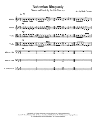Bohemian Rhapsody (arr. Nick Cluxton)