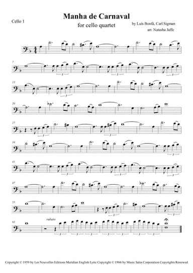 A Day In The Life Of A Fool (manha De Carnaval) (arr. Natasha Jaffe)