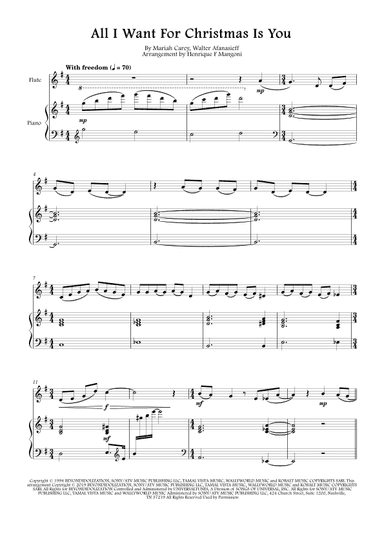 All I Want For Christmas Is You (arr. Henrique F Mangoni)