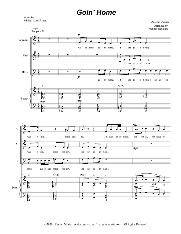 Goin' Home (for SAB) (arr. Stephen DeCesare)