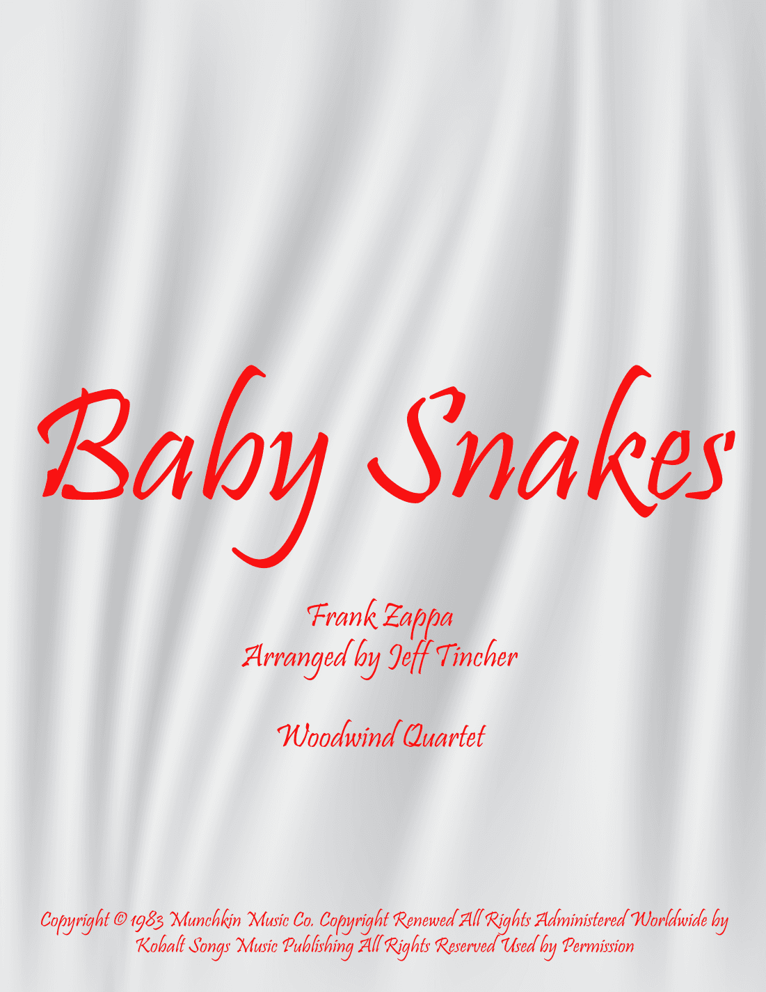 Baby Snakes (arr. Jeff Tincher)