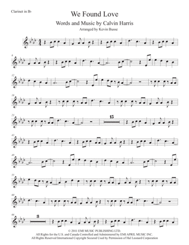 We Found Love (arr. Kevin Busse)