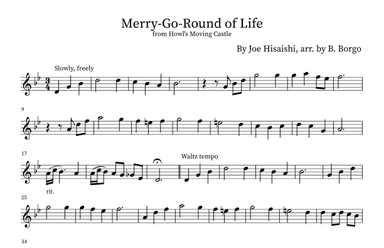 Merry-go-round Of Life (arr. B. Borgo)