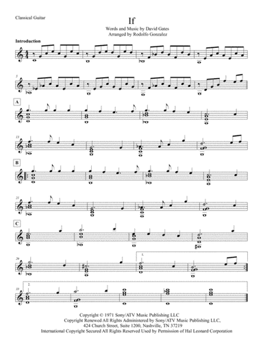 If (arr. Rodolfo Gonzalez)
