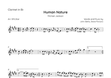 Human Nature (arr. SMLStar)