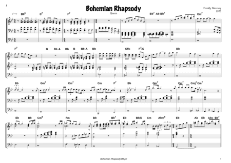 Bohemian Rhapsody (arr. Juergen Proeckl)