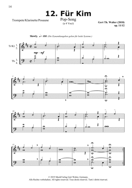 For Kim (from Brass Pop Romanticists)