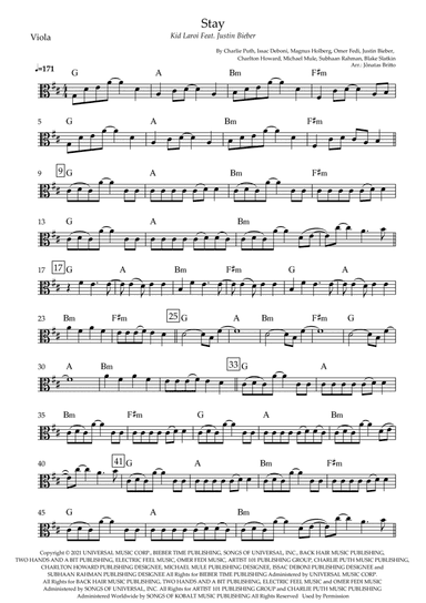 Stay (arr. Jônatas Britto)