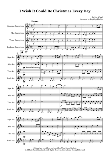 I Wish It Could Be Christmas Every Day (arr. Kayleigh Huelin)